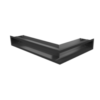 Modern Sarok Szellőzőrács Inox
