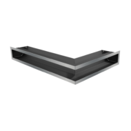 Modern Sarok Szellőzőrács Inox