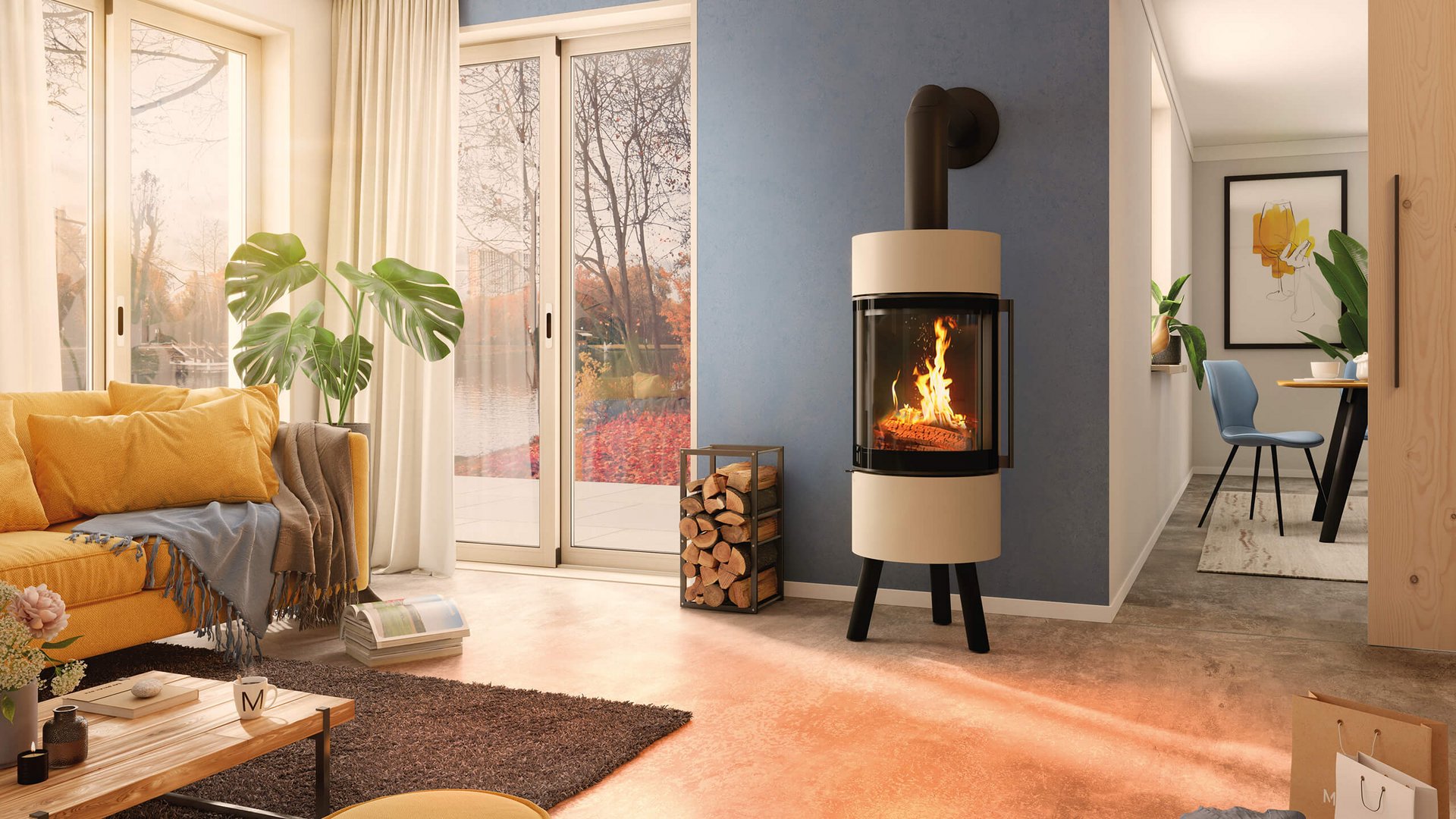 SPARTHERM PASSO XS TRIPOD MAGNOLIE MILIEU