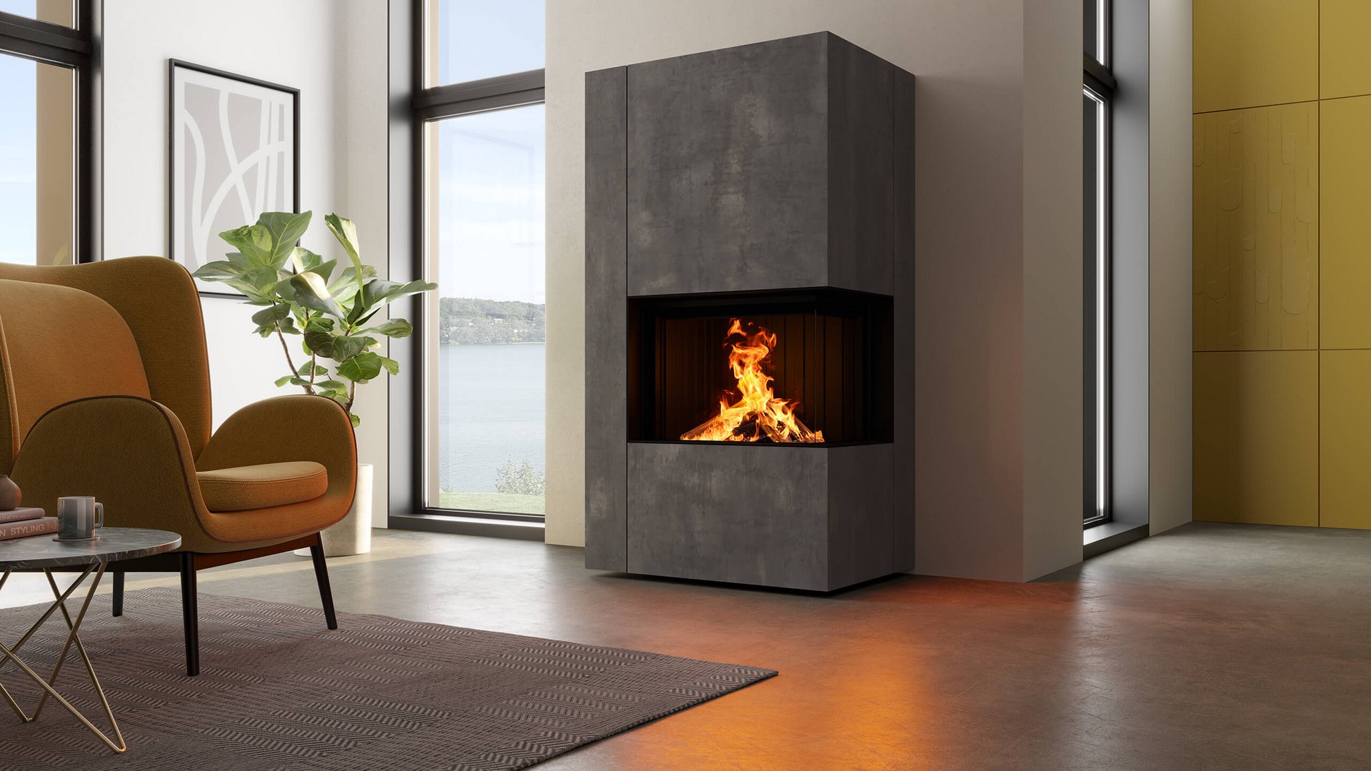 SPARTHERM SEE APPOLLON 2R ROSTBRAU METALLIC MILIEU